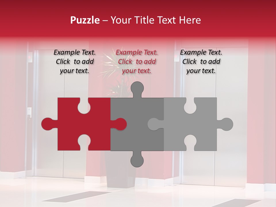 Two Sheet Door PowerPoint Template