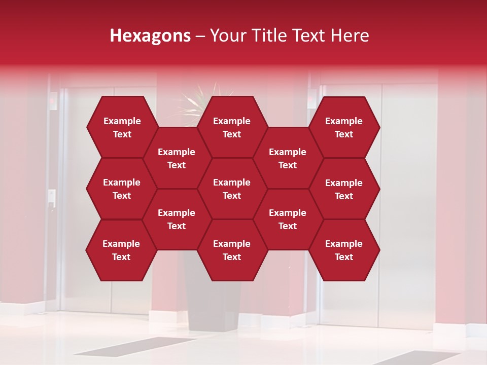 Two Sheet Door PowerPoint Template