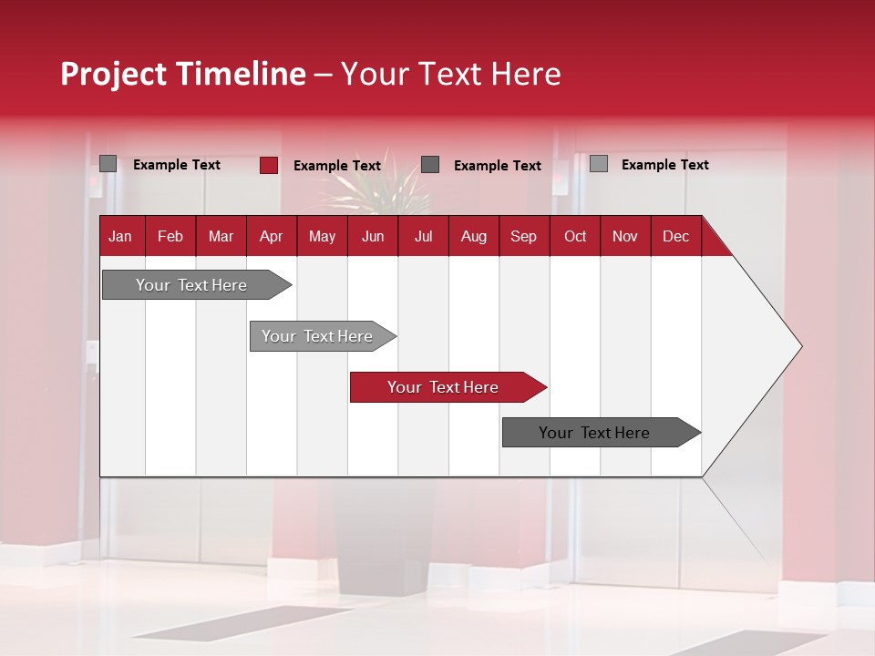 Two Sheet Door PowerPoint Template