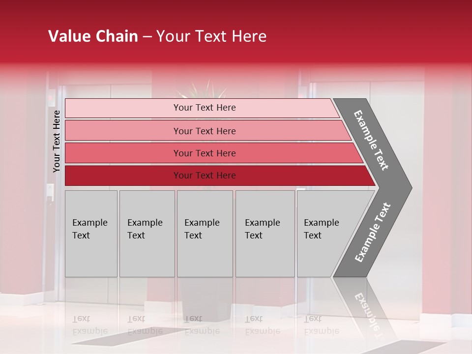 Two Sheet Door PowerPoint Template