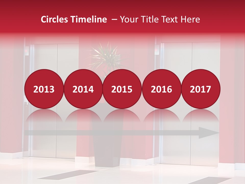 Two Sheet Door PowerPoint Template