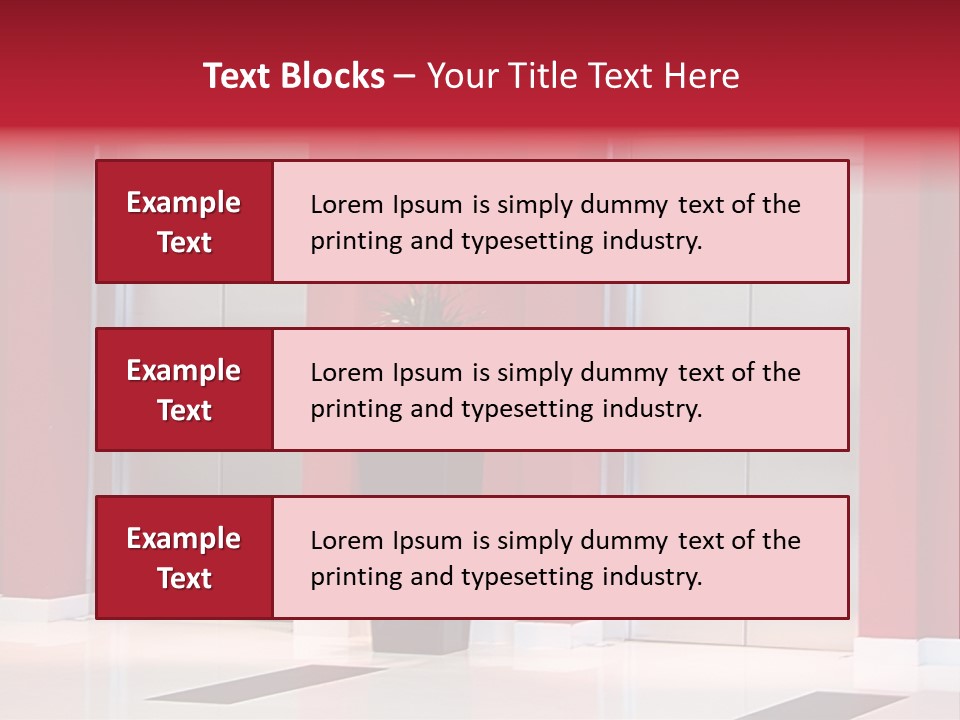 Two Sheet Door PowerPoint Template