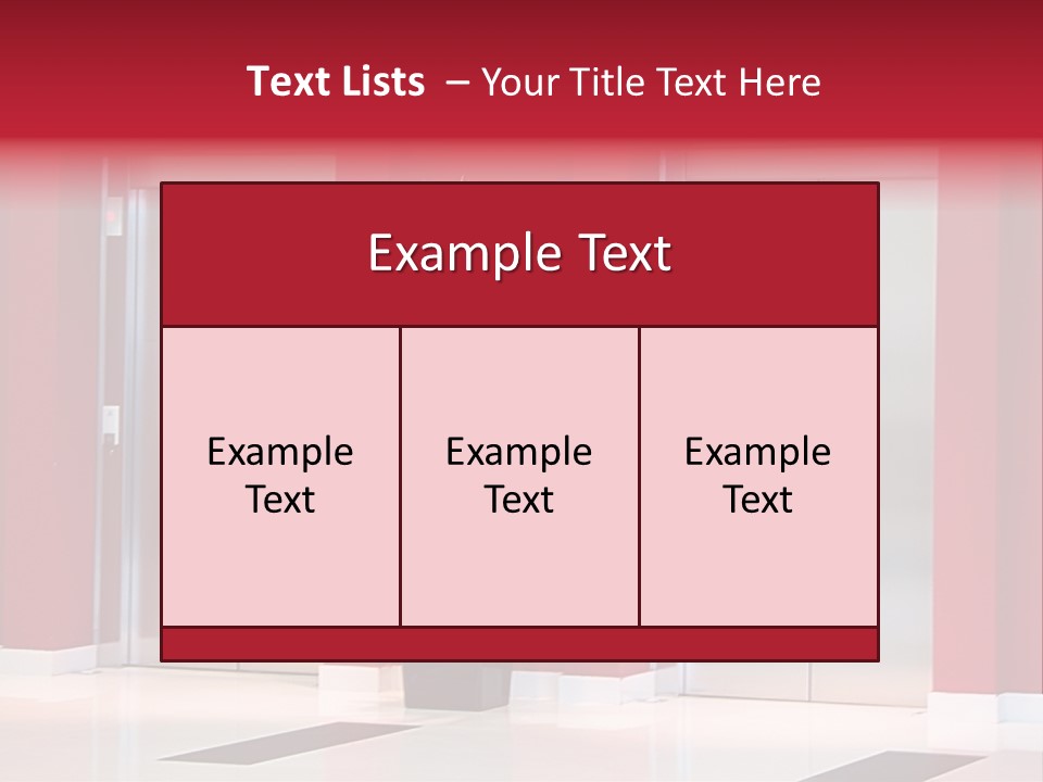 Two Sheet Door PowerPoint Template