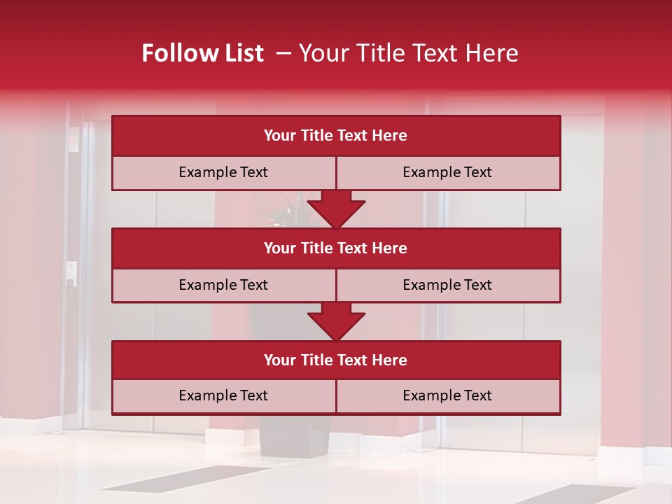 Two Sheet Door PowerPoint Template
