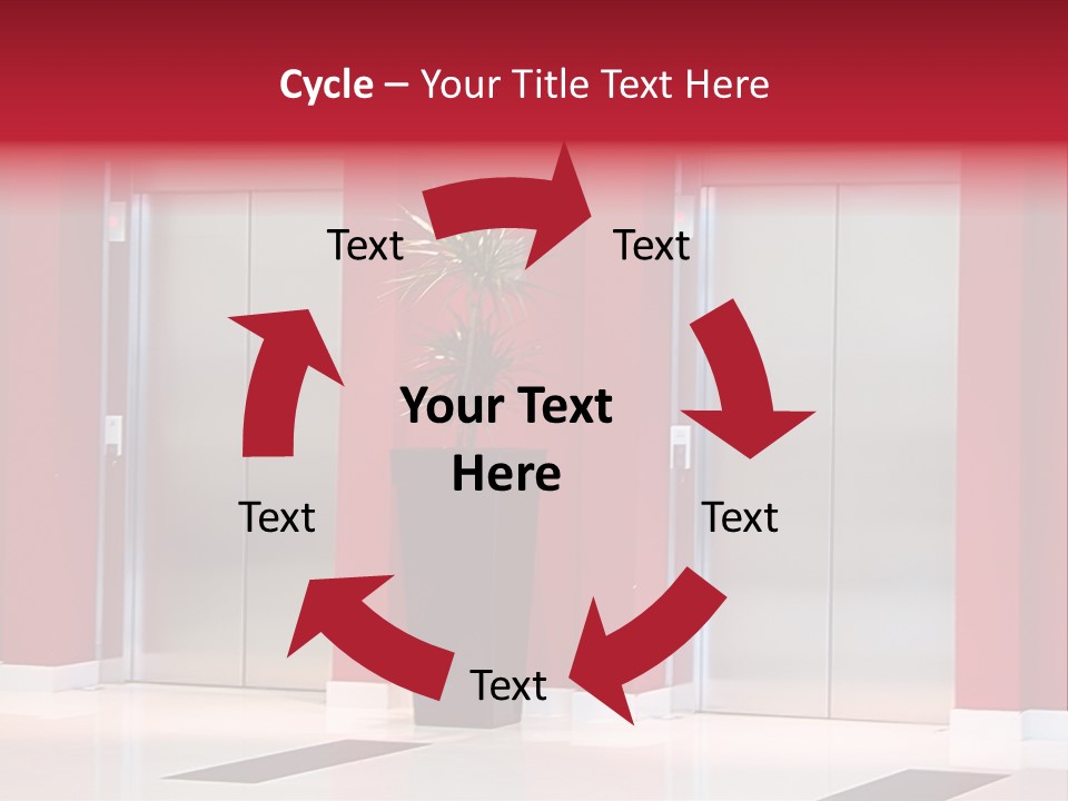 Two Sheet Door PowerPoint Template