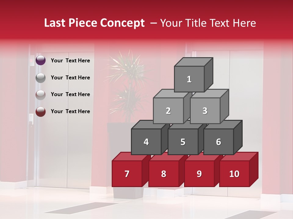 Two Sheet Door PowerPoint Template
