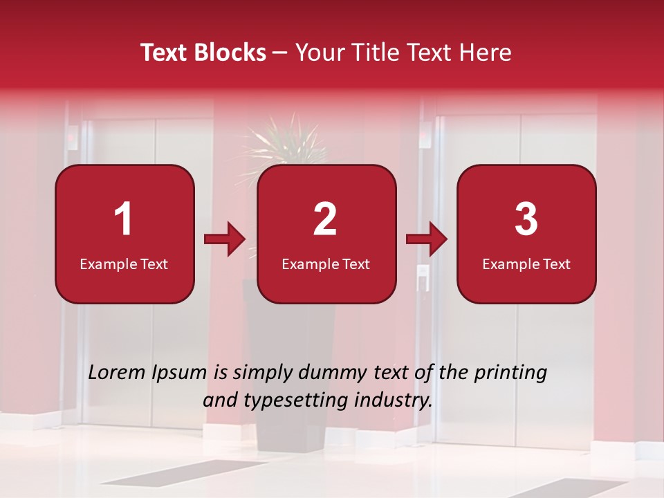 Two Sheet Door PowerPoint Template