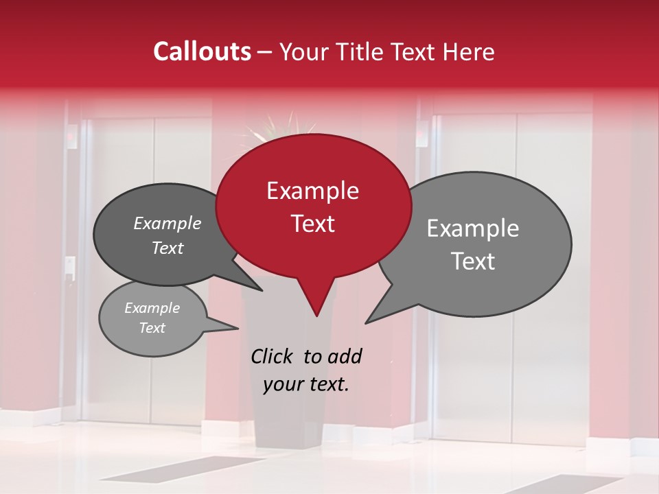 Two Sheet Door PowerPoint Template