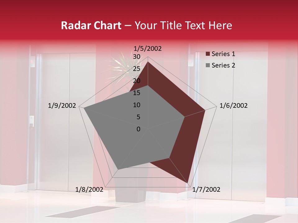 Two Sheet Door PowerPoint Template