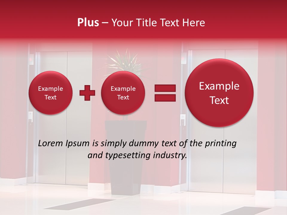 Two Sheet Door PowerPoint Template