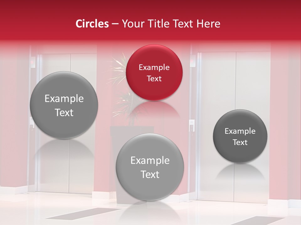 Two Sheet Door PowerPoint Template