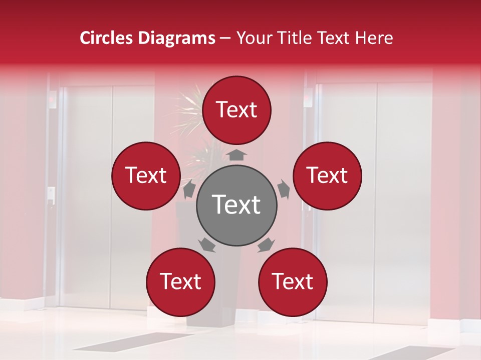 Two Sheet Door PowerPoint Template