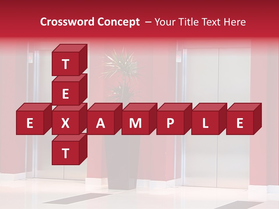 Two Sheet Door PowerPoint Template