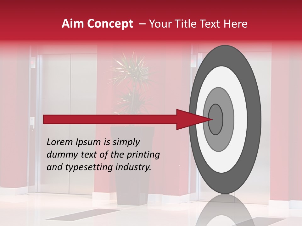 Two Sheet Door PowerPoint Template