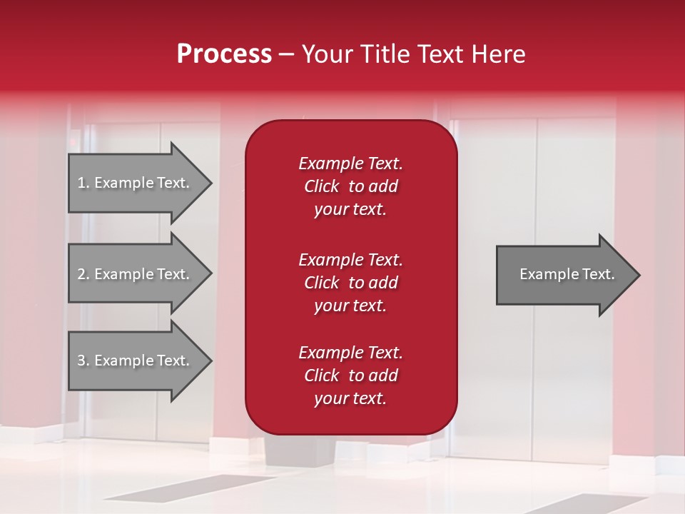 Two Sheet Door PowerPoint Template