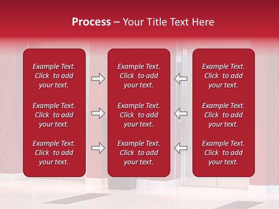 Two Sheet Door PowerPoint Template