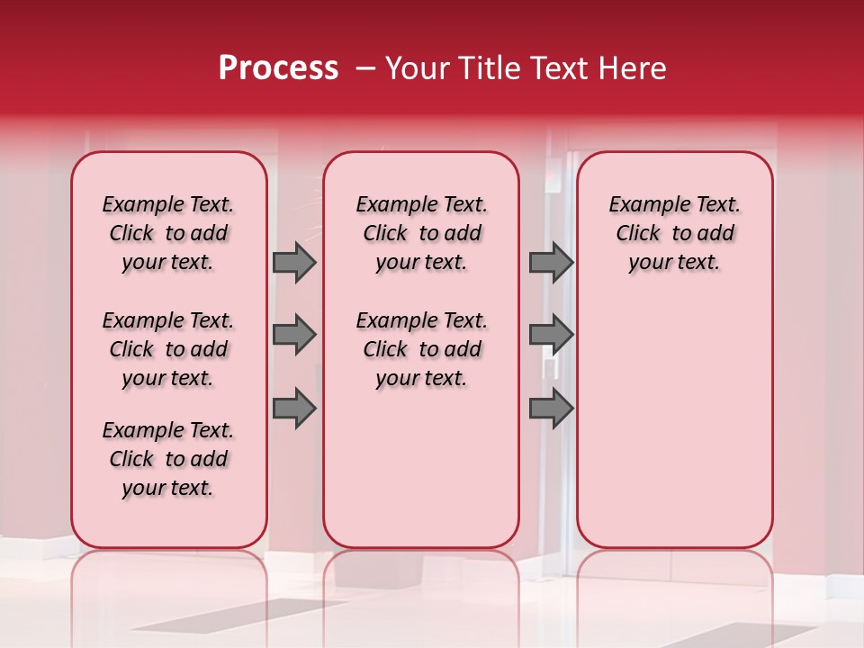 Two Sheet Door PowerPoint Template
