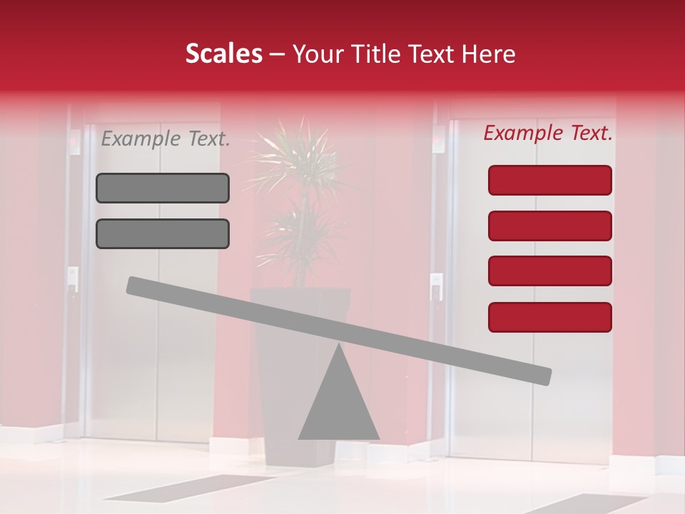 Two Sheet Door PowerPoint Template