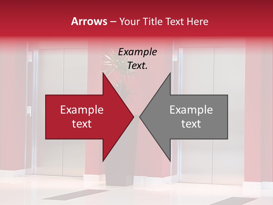Two Sheet Door PowerPoint Template