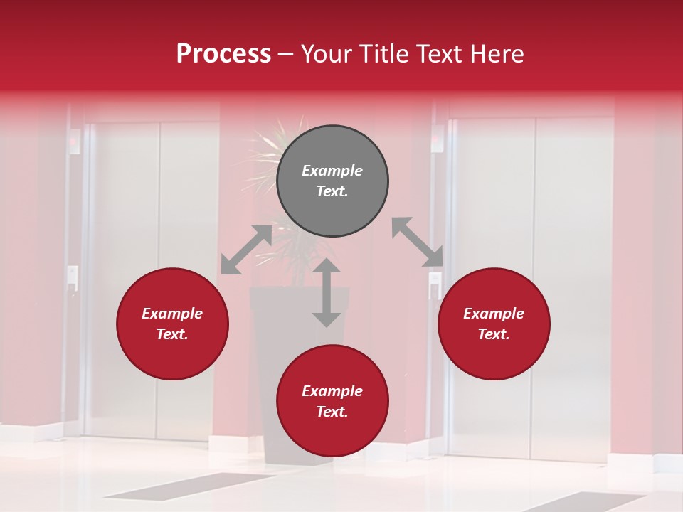 Two Sheet Door PowerPoint Template