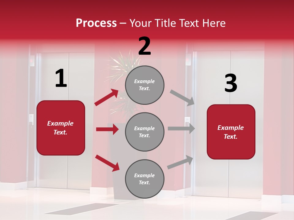 Two Sheet Door PowerPoint Template