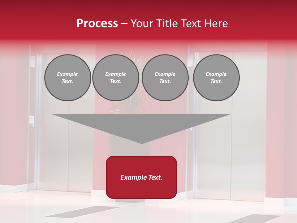 Two Sheet Door PowerPoint Template