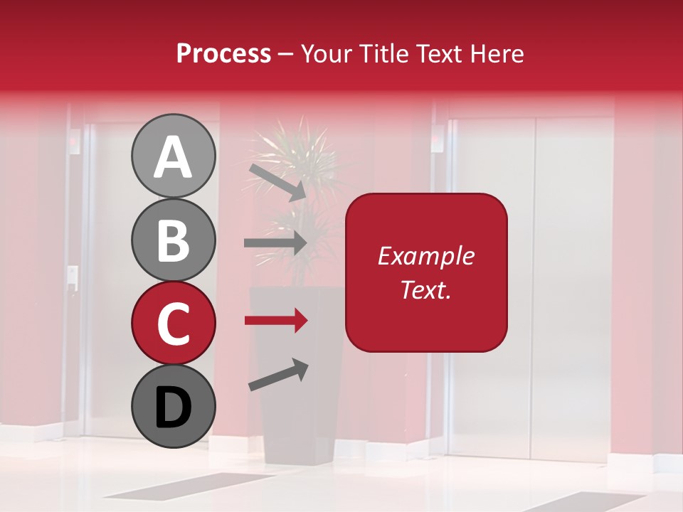 Two Sheet Door PowerPoint Template