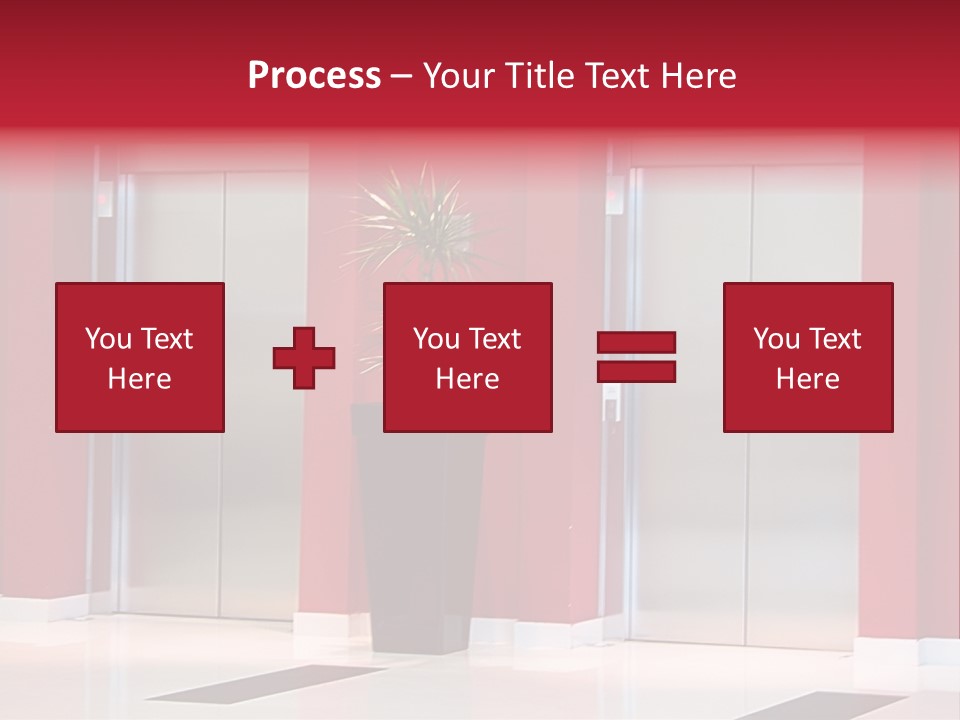 Two Sheet Door PowerPoint Template