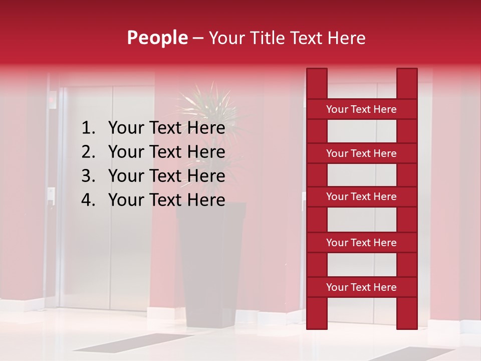 Two Sheet Door PowerPoint Template