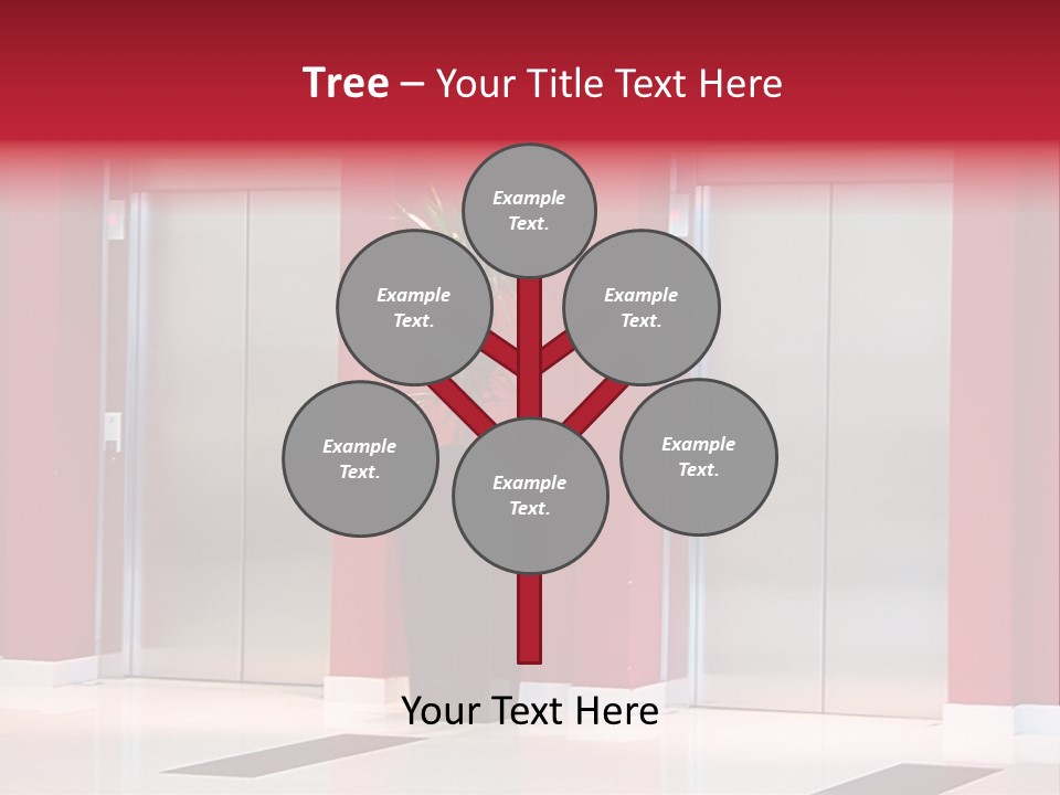 Two Sheet Door PowerPoint Template