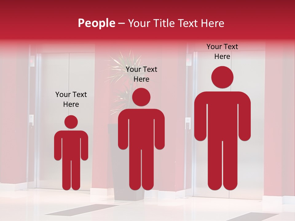 Two Sheet Door PowerPoint Template