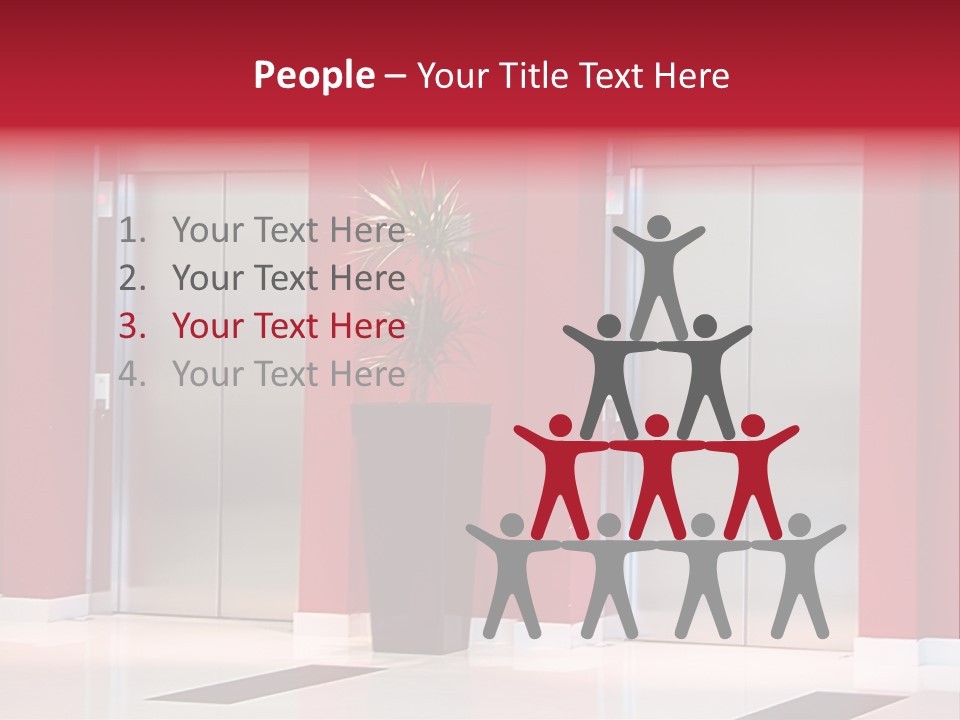 Two Sheet Door PowerPoint Template