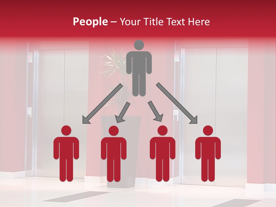 Two Sheet Door PowerPoint Template