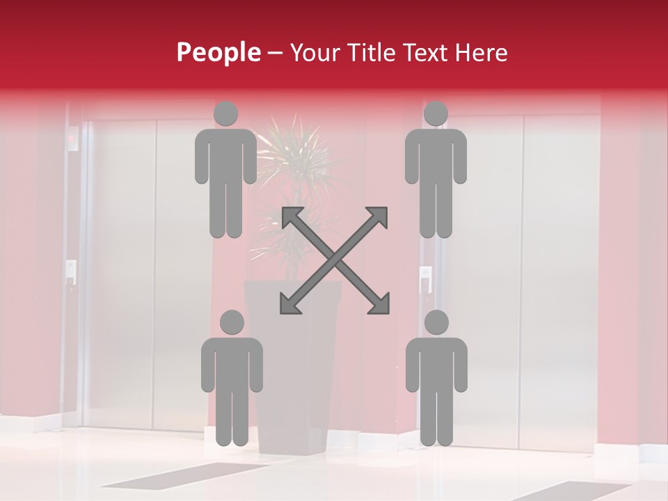 Two Sheet Door PowerPoint Template