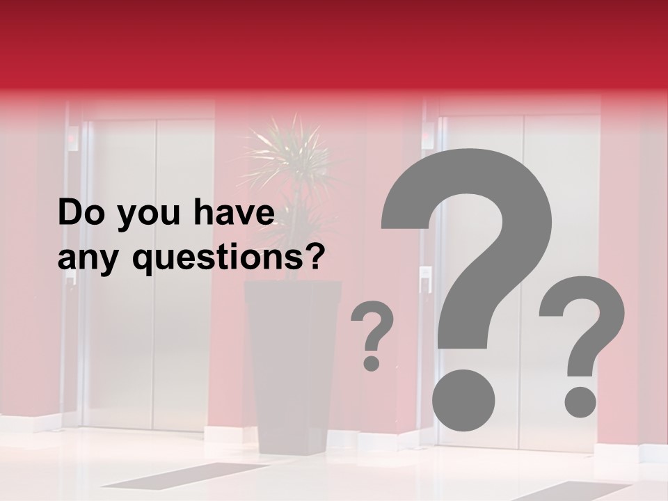 Two Sheet Door PowerPoint Template