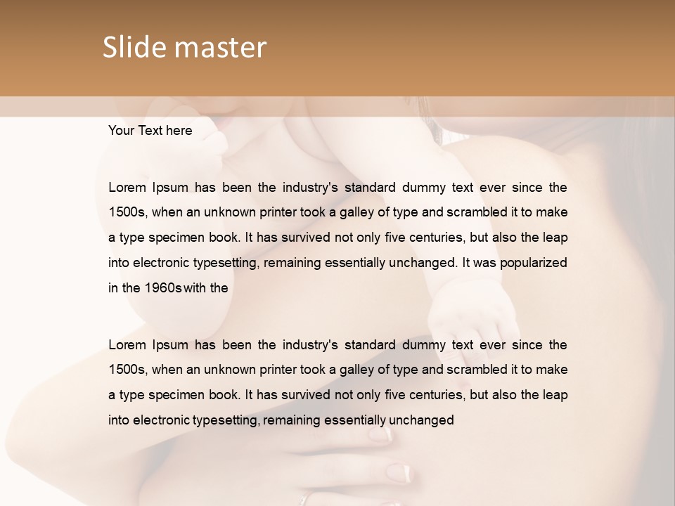 Parenthood Generation Cute PowerPoint Template