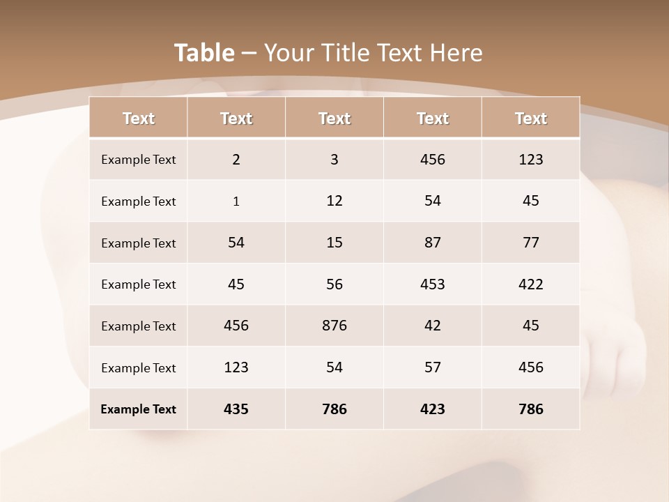 Attractive Sweet Child PowerPoint Template
