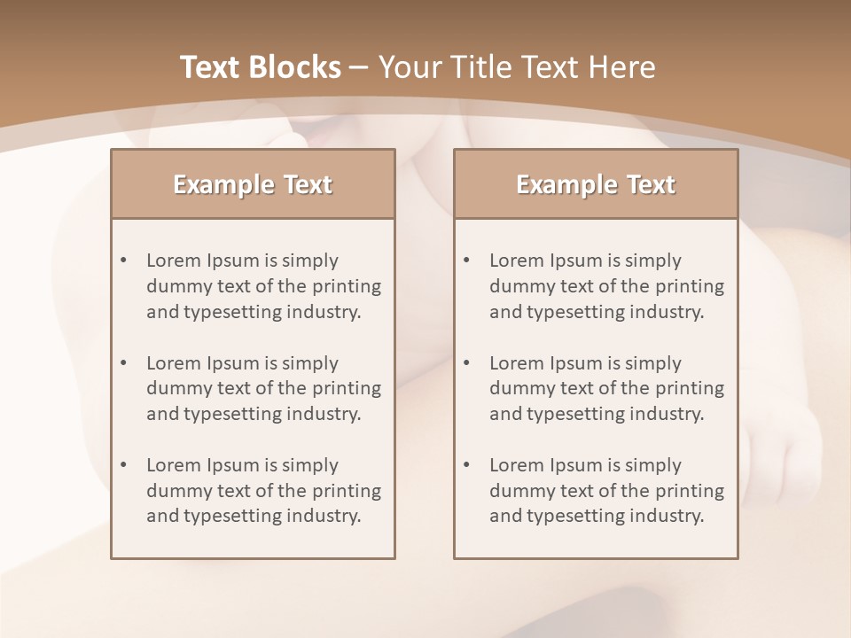 Attractive Sweet Child PowerPoint Template