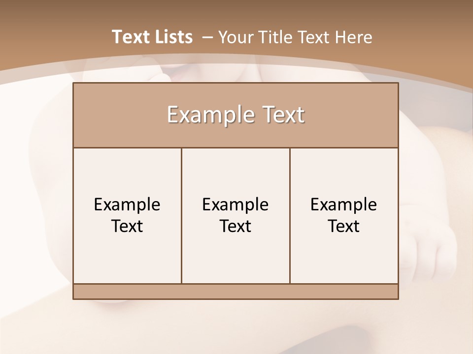 Attractive Sweet Child PowerPoint Template