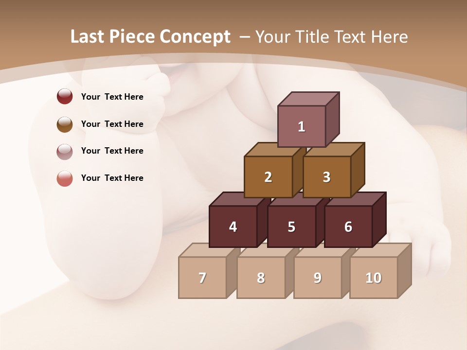 Attractive Sweet Child PowerPoint Template