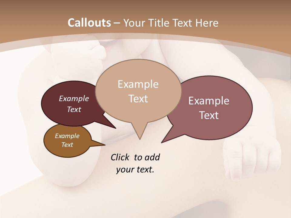 Attractive Sweet Child PowerPoint Template