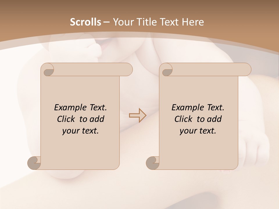 Attractive Sweet Child PowerPoint Template