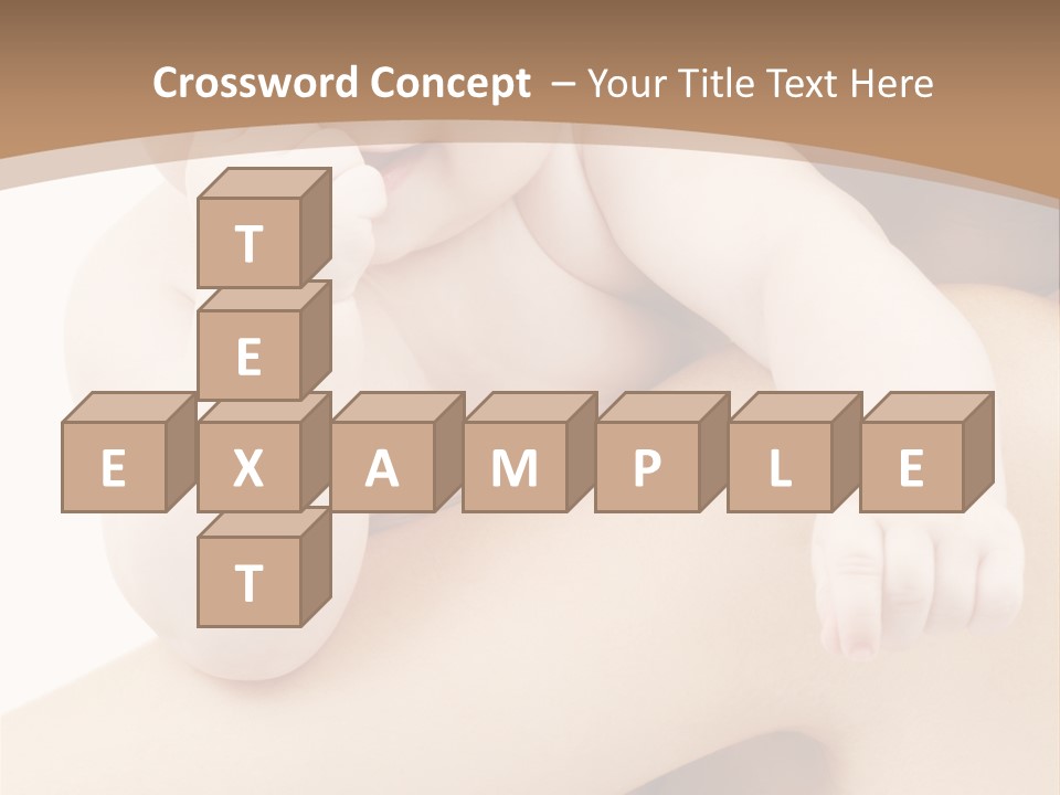 Attractive Sweet Child PowerPoint Template