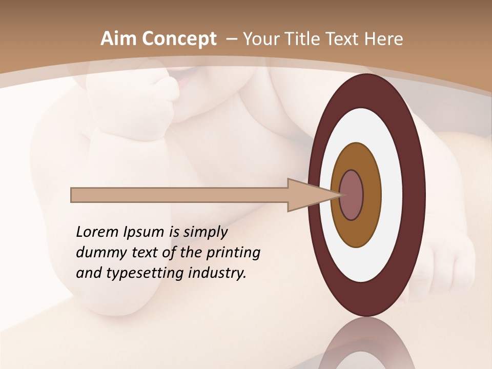 Attractive Sweet Child PowerPoint Template