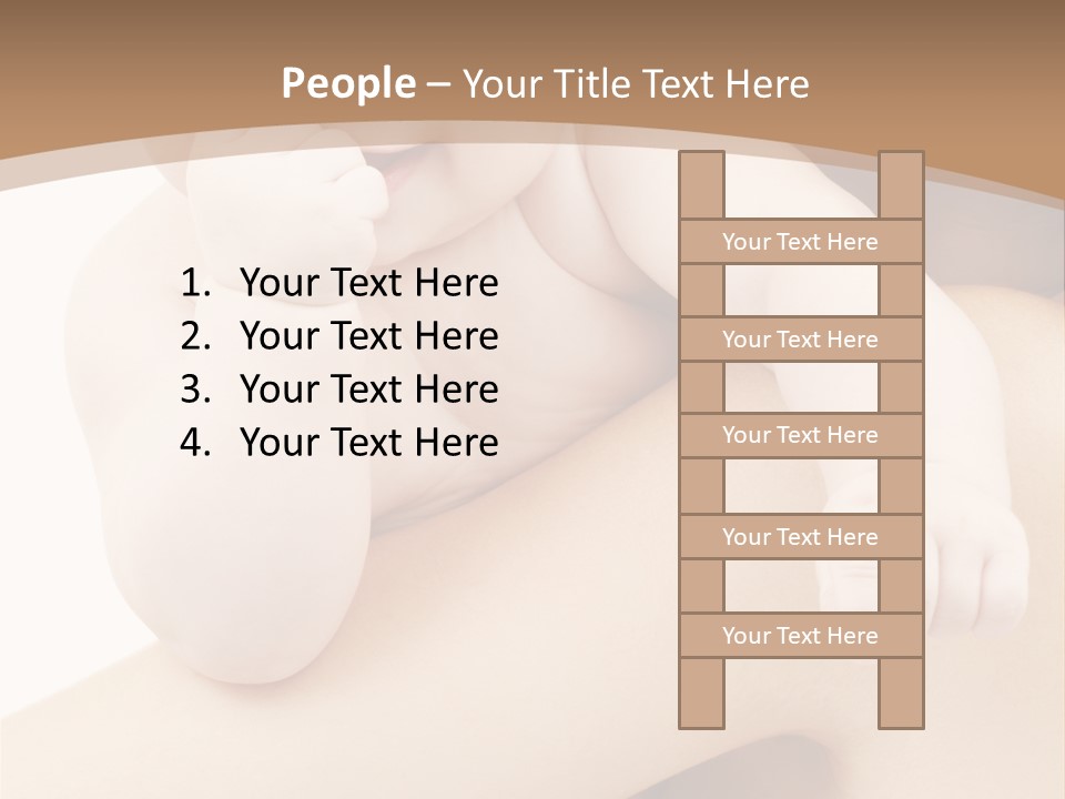 Attractive Sweet Child PowerPoint Template