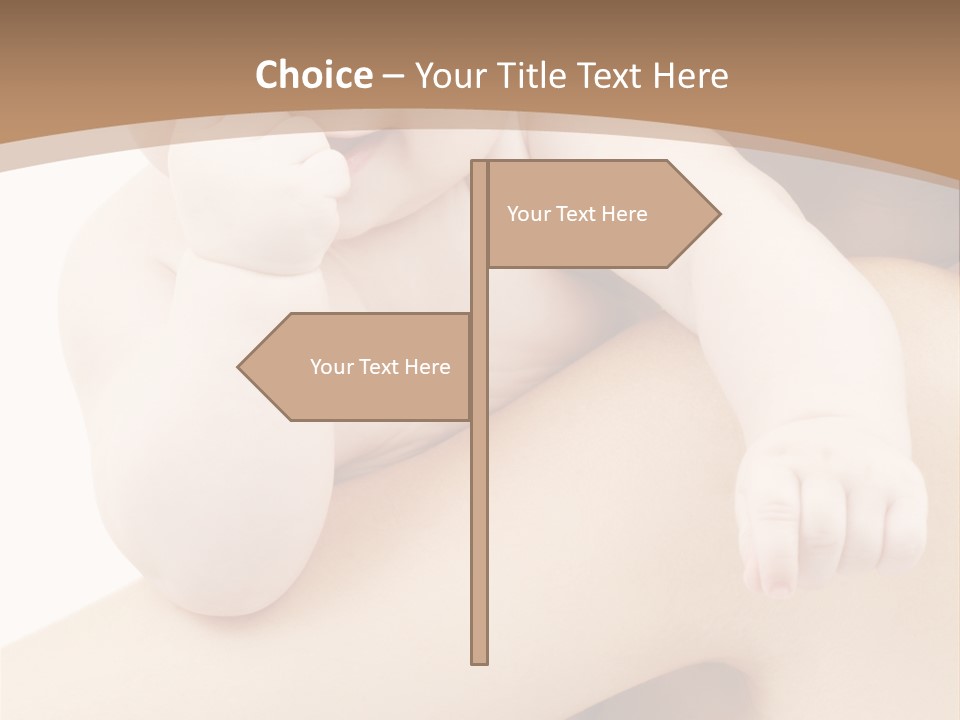 Attractive Sweet Child PowerPoint Template