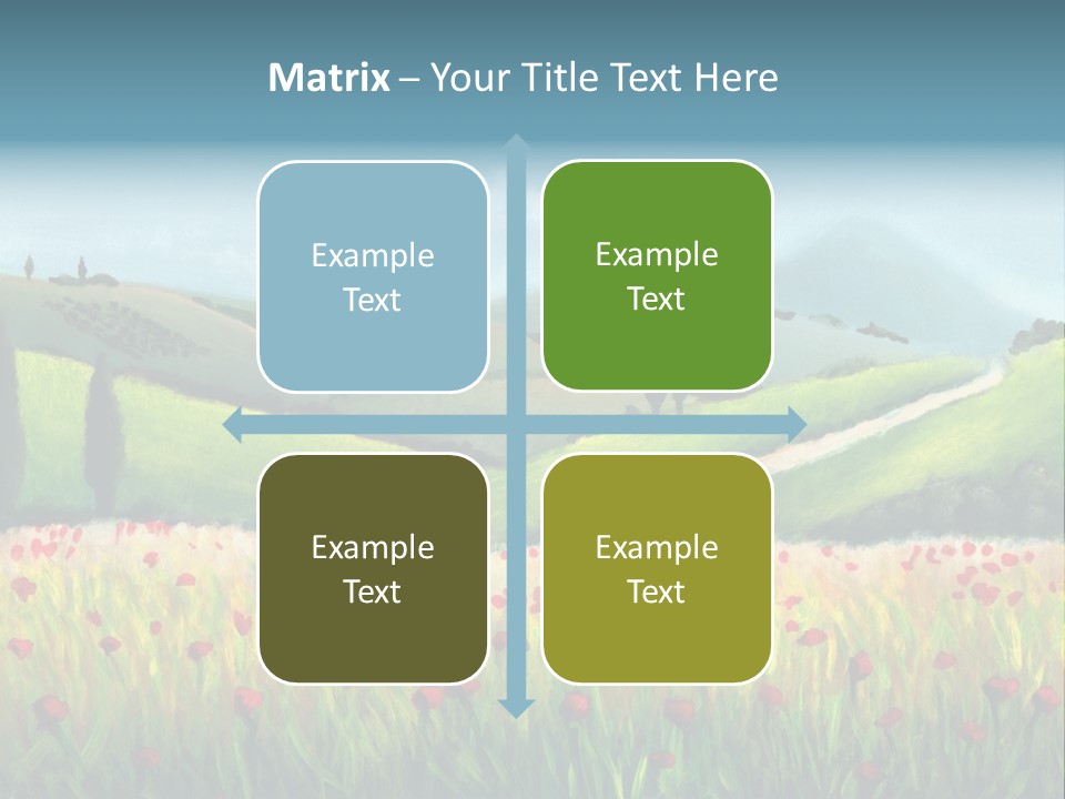 Farm Gorgeous Chianti PowerPoint Template