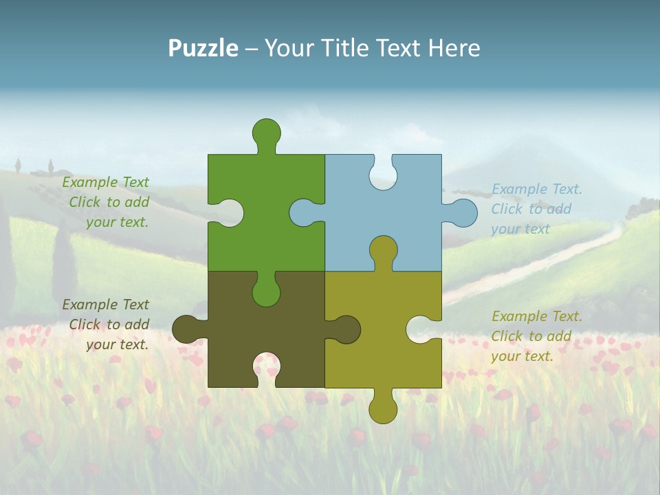 Farm Gorgeous Chianti PowerPoint Template