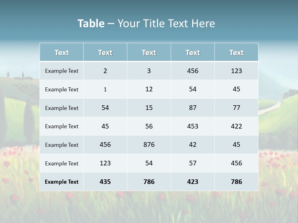 Farm Gorgeous Chianti PowerPoint Template