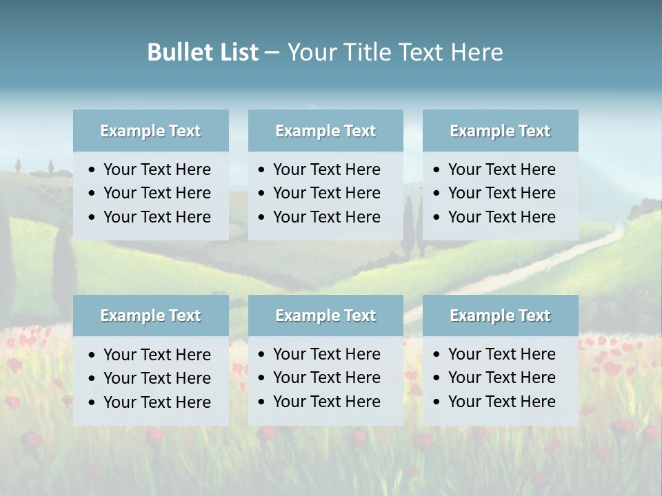 Farm Gorgeous Chianti PowerPoint Template
